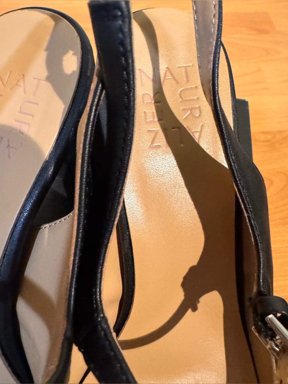 Naturalizer Black Berlin Slingback Heels size 9 - Picture 3 of 14